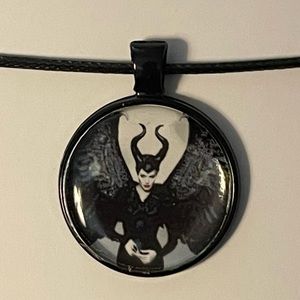 Maleficent Cabochon Necklace